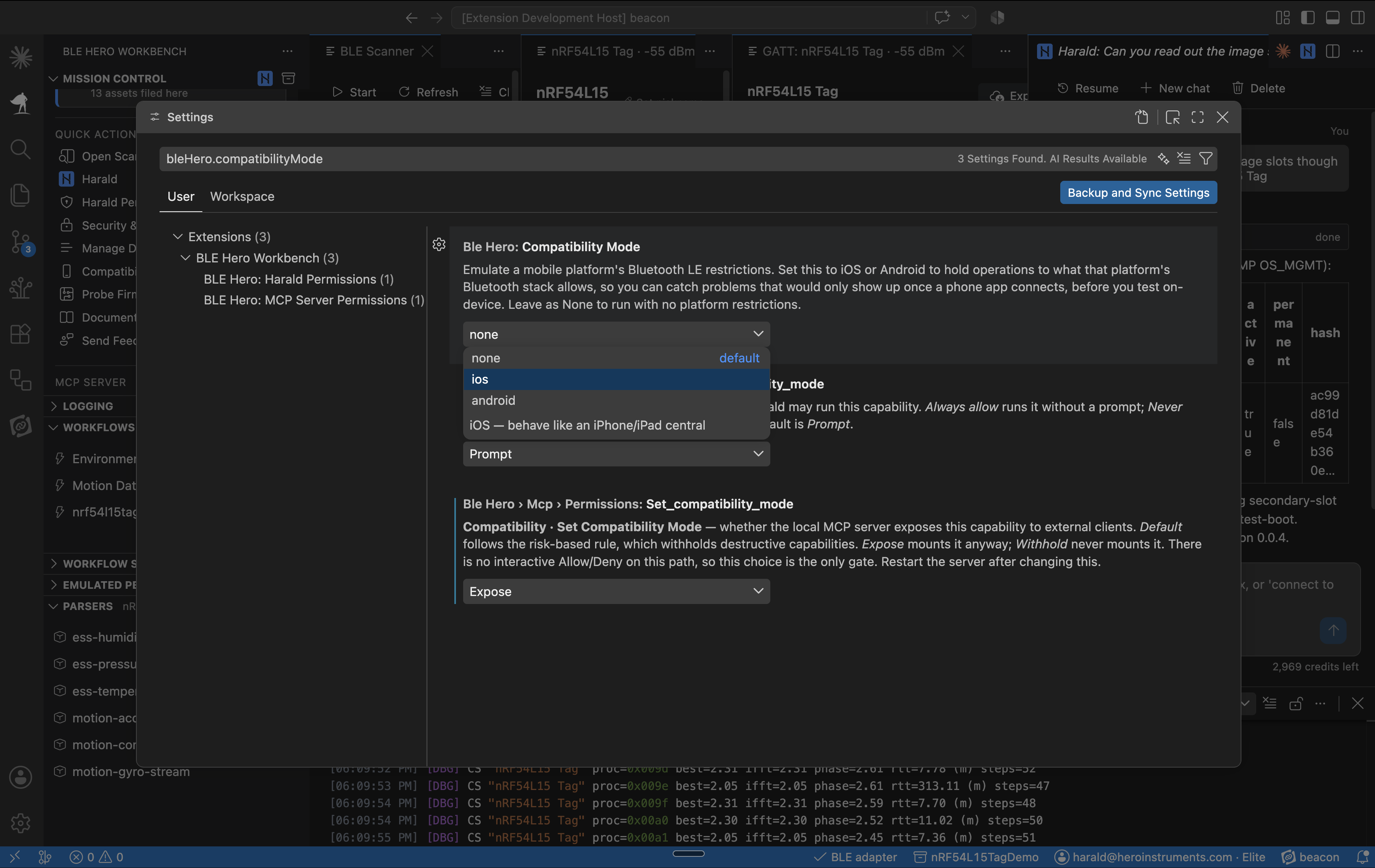 Choosing the emulated platform for Compatibility Mode